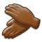 Clapping Hands - Medium Black emoji on Samsung